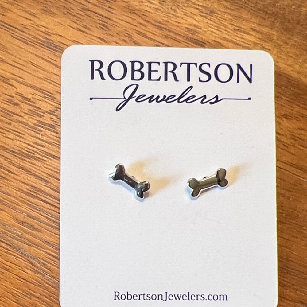Dog lovers Bone Stud Earrings